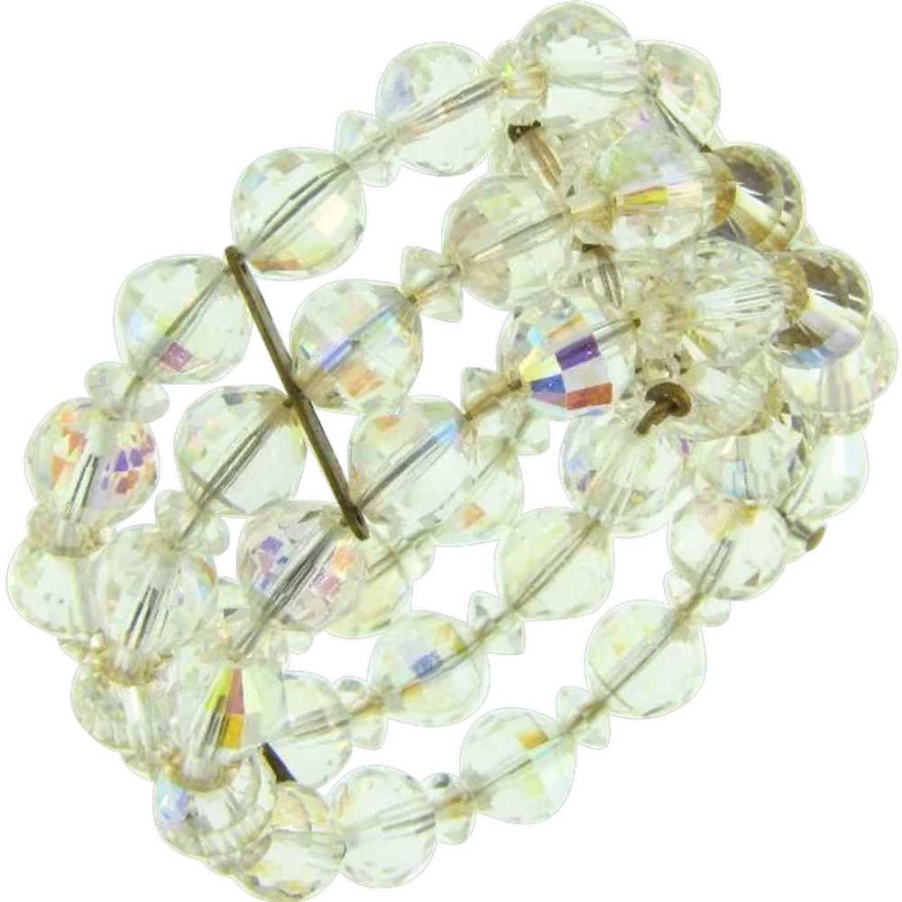 Beautiful memory wire crystal bead Bracelet - image 1