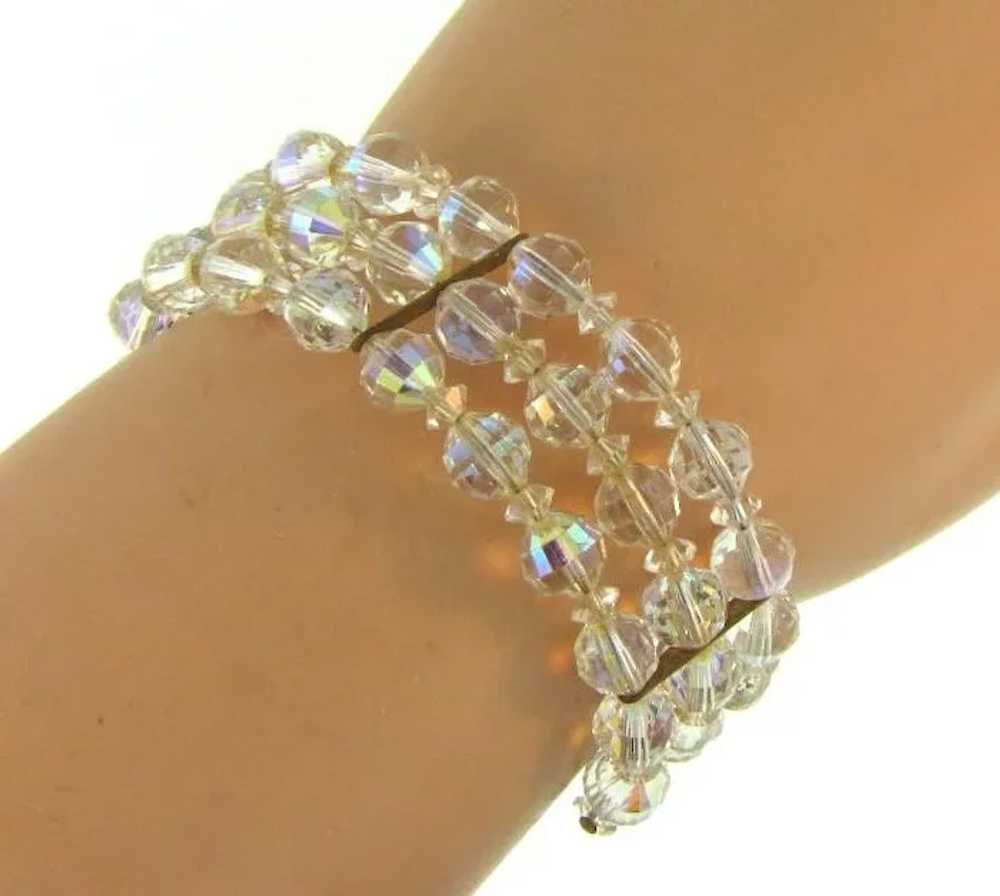 Beautiful memory wire crystal bead Bracelet - image 3