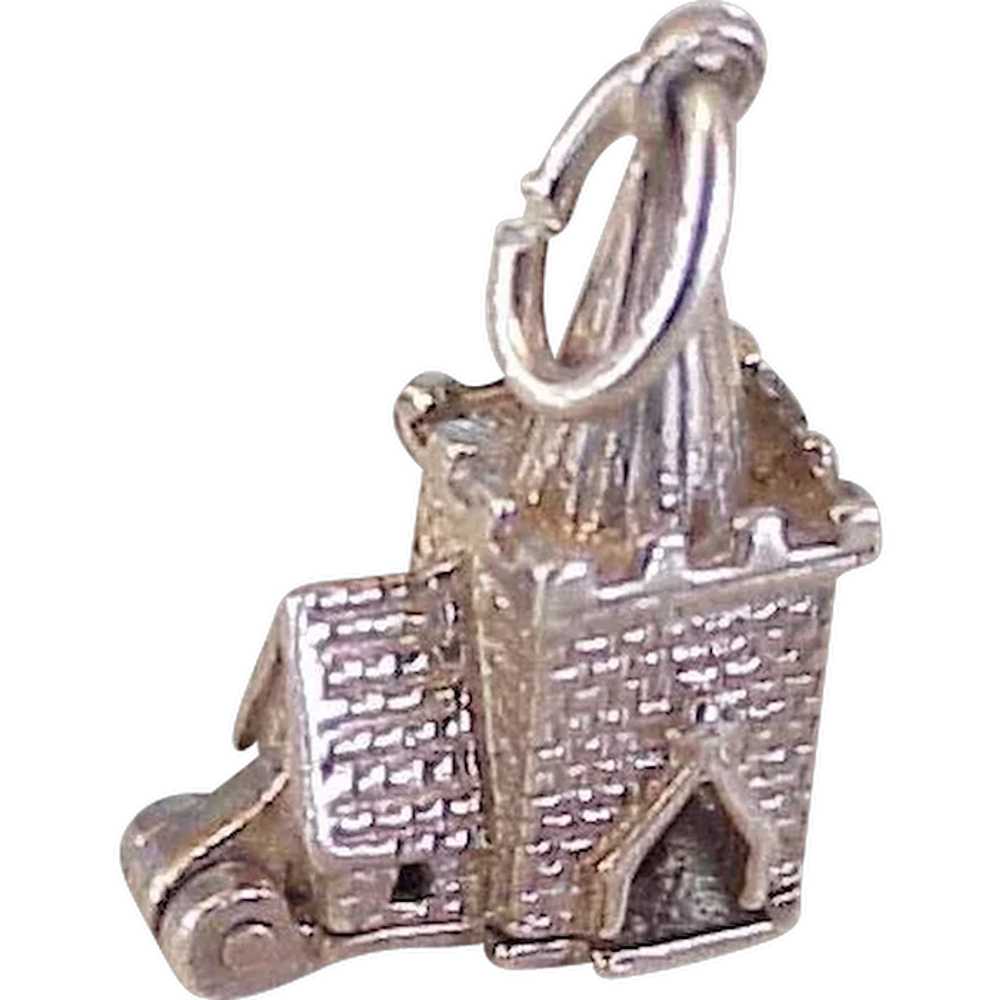 Moving Wedding Chapel Vintage Charm Sterling Silv… - image 1