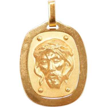 Religious Jesus Christ Pendant / Charm 18k Gold
