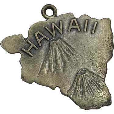 Hawaii Vintage US Island State Charm Sterling Silv