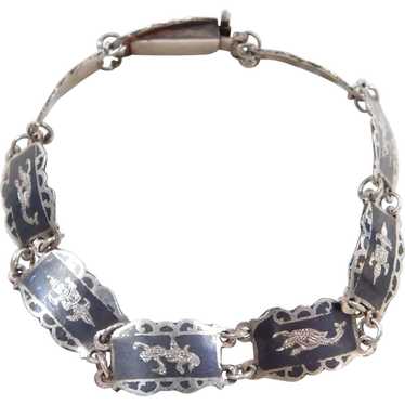 Sterling Silver SIAM Goddess Bracelet ~ 6 5/8"