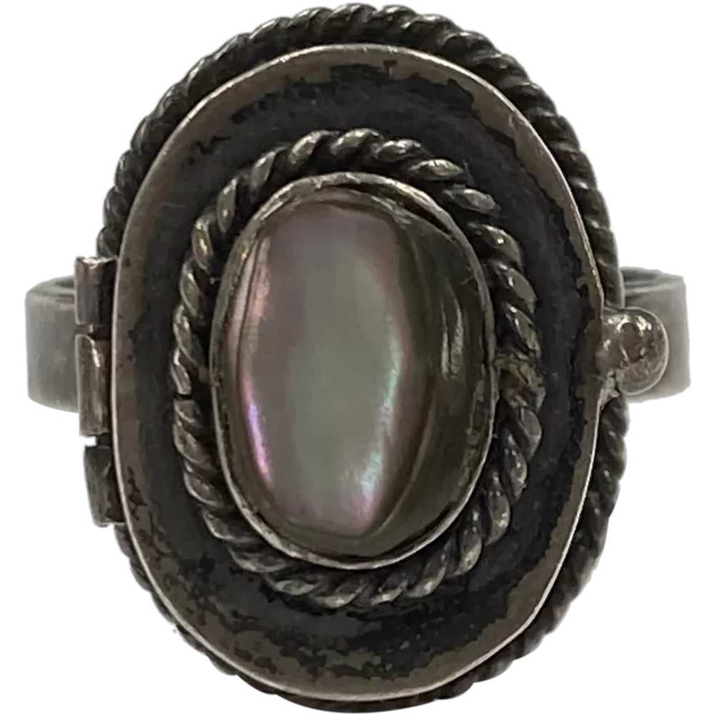 Poison Ring Handcrafted in Taxco Mexico Sterling … - image 1