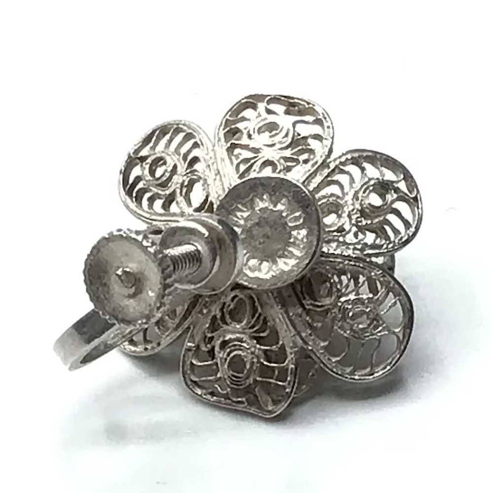 Sterling Silver Mexican Three Piece Set - image 5