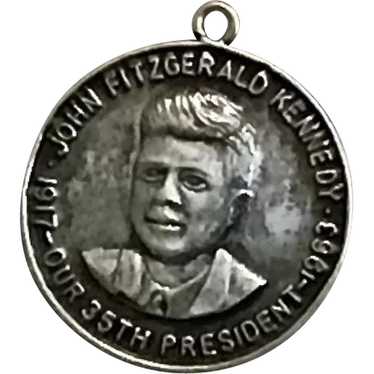 Sterling Silver JFK 35th President Charm