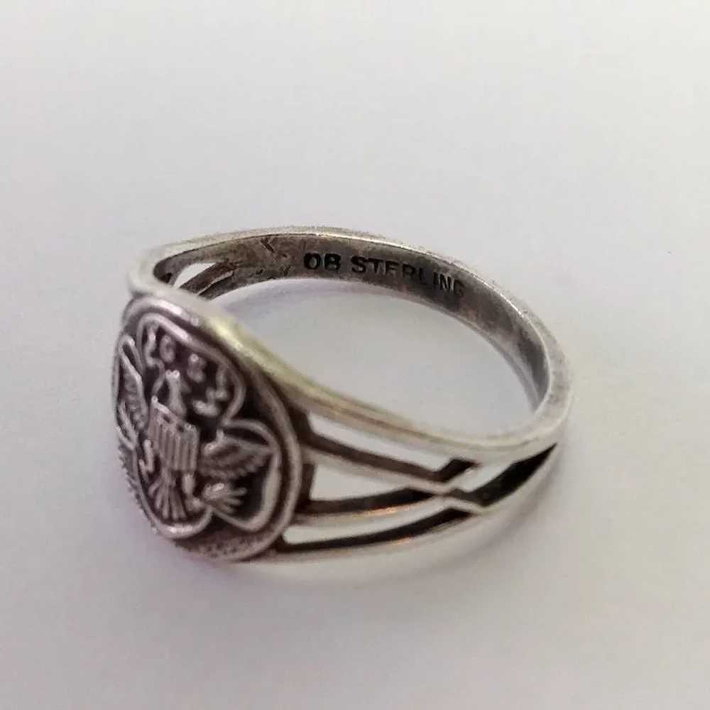Girl Scout Ring Sterling 1934 - image 3