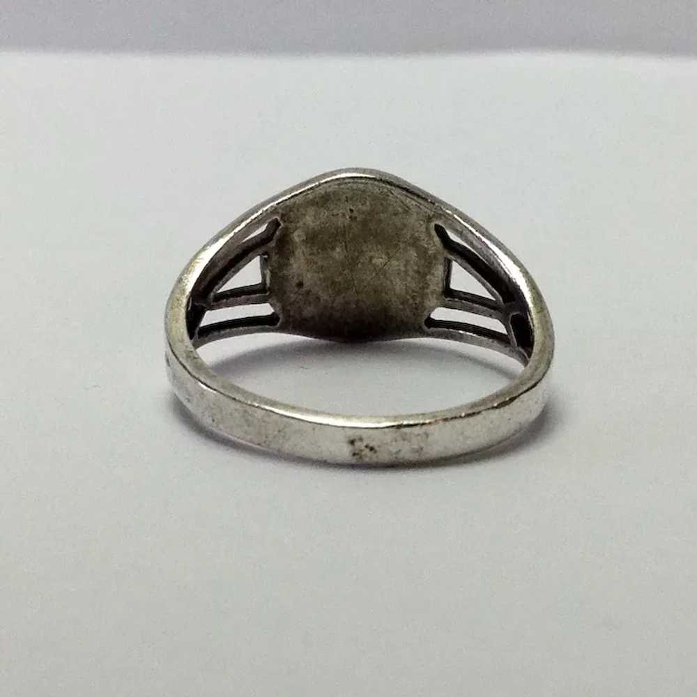 Girl Scout Ring Sterling 1934 - image 6