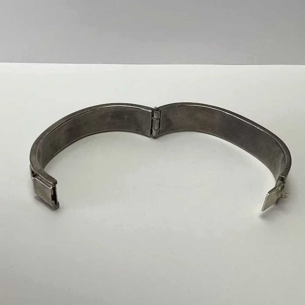 Shakudo Sterling Bangle Man in Shakura Meiji 6.75" - image 8