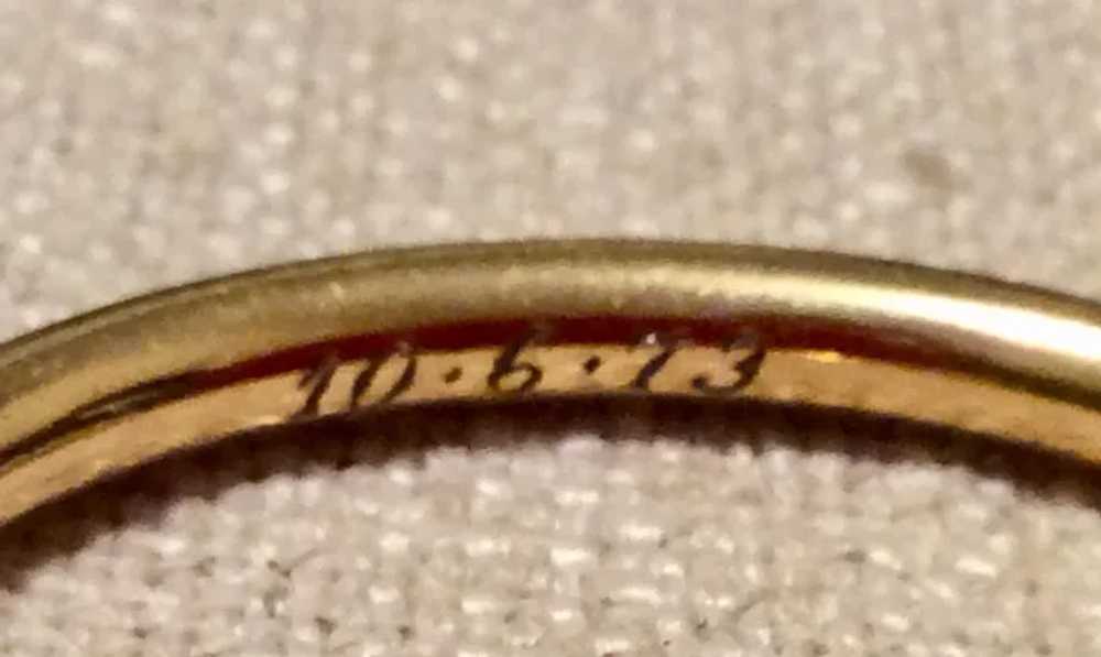 Vintage 1973 Gold Filled Child’s Bangle Bracelet - image 6