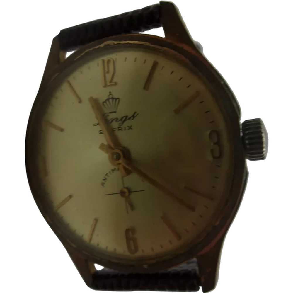 1960’s Lings Manual Wind Gold Plated Gents Watch - image 1