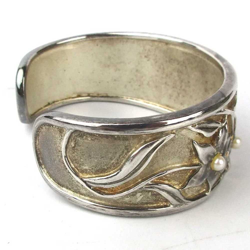 Exceptional Heavy 925 Sterling Silver Cuff Bracel… - image 3