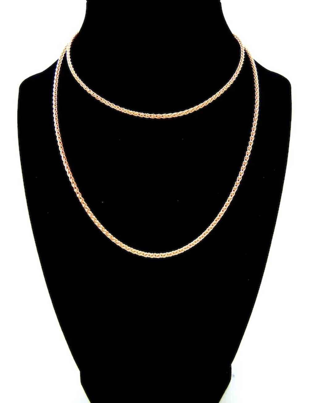 Tiffany & Co. 18K Yellow Gold Rope Chain - 30 Inc… - image 12