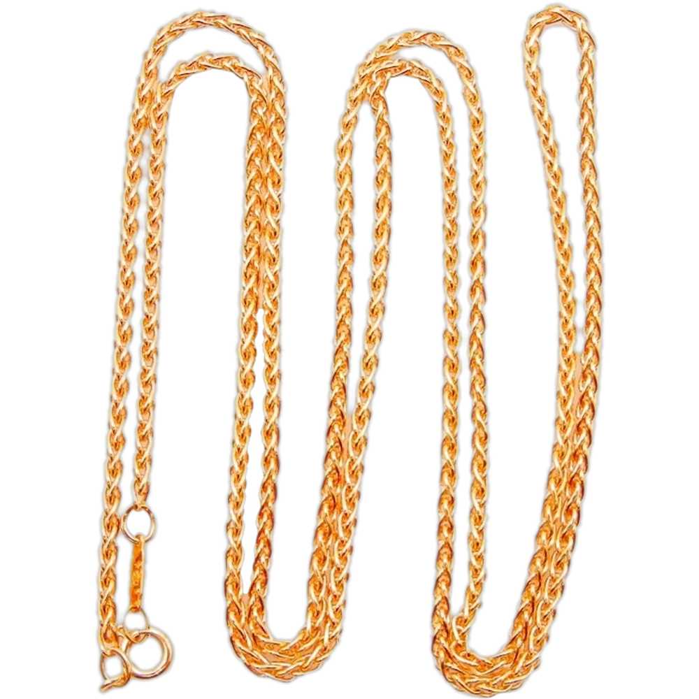 Tiffany & Co. 18K Yellow Gold Rope Chain - 30 Inc… - image 1