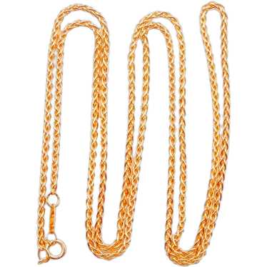 Tiffany & Co. 18K Yellow Gold Rope Chain - 30 Inc… - image 1