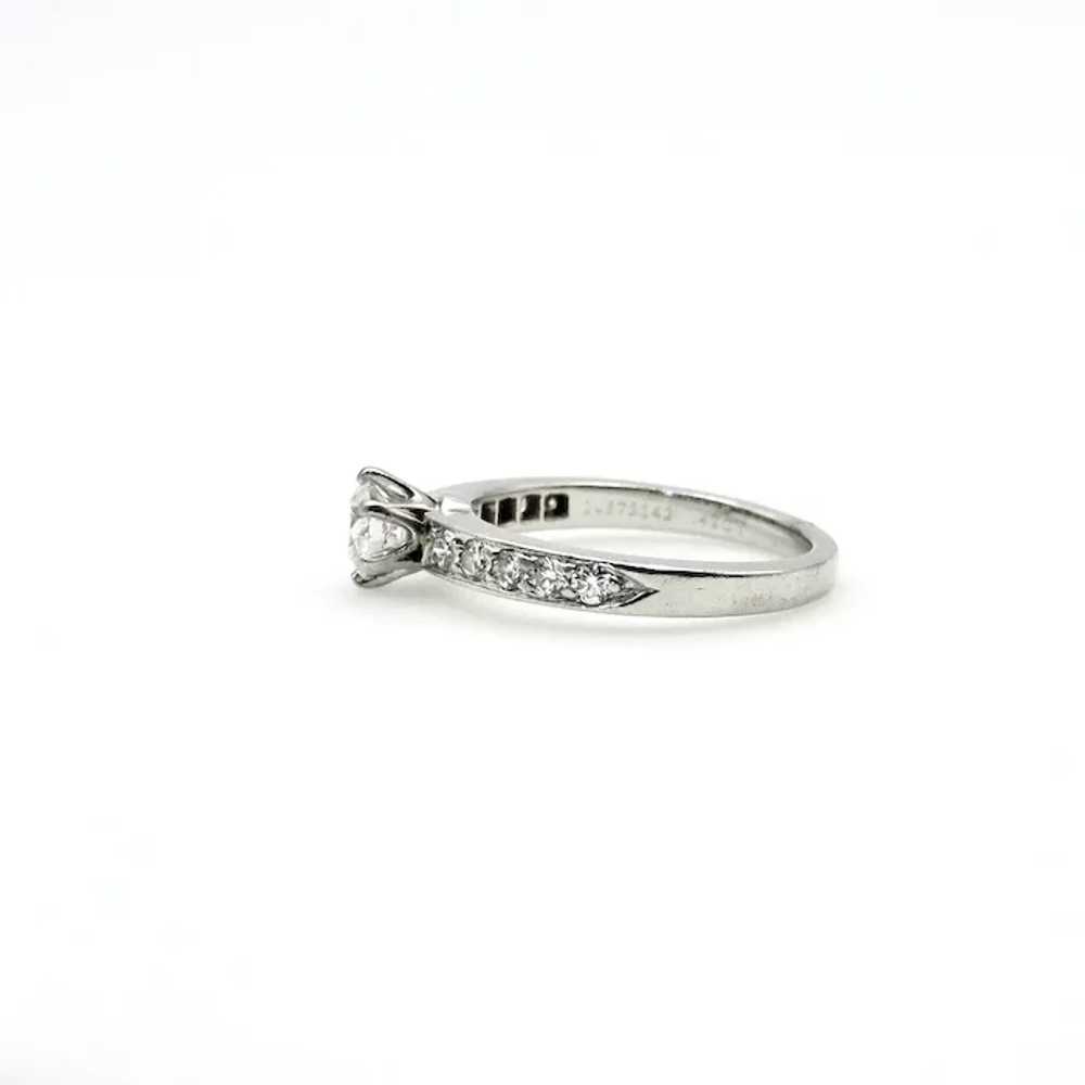 Tiffany & Co. Platinum Diamond Engagement Ring - … - image 3