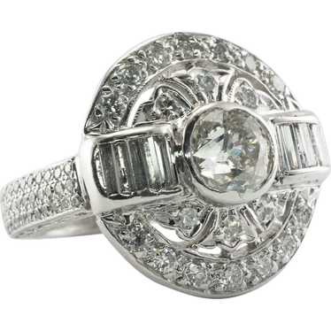 William Goldberg Diamond Ring Vintage Platinum 2.… - image 1