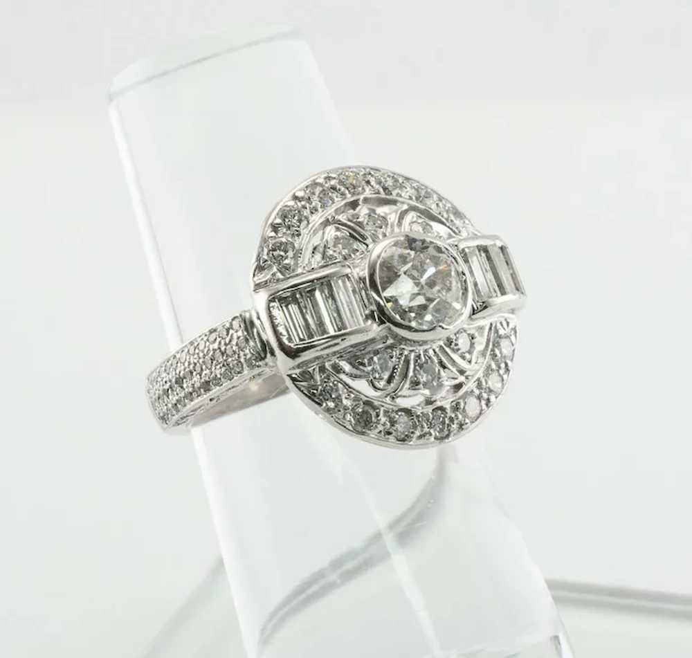 William Goldberg Diamond Ring Vintage Platinum 2.… - image 5
