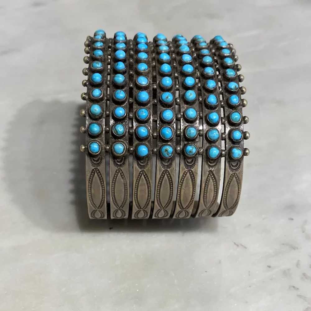 Vintage Zuni Petit Point Bracelet - image 4