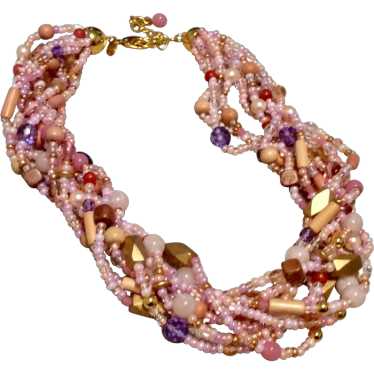 Joan Rivers Statement Torsade Necklace - image 1