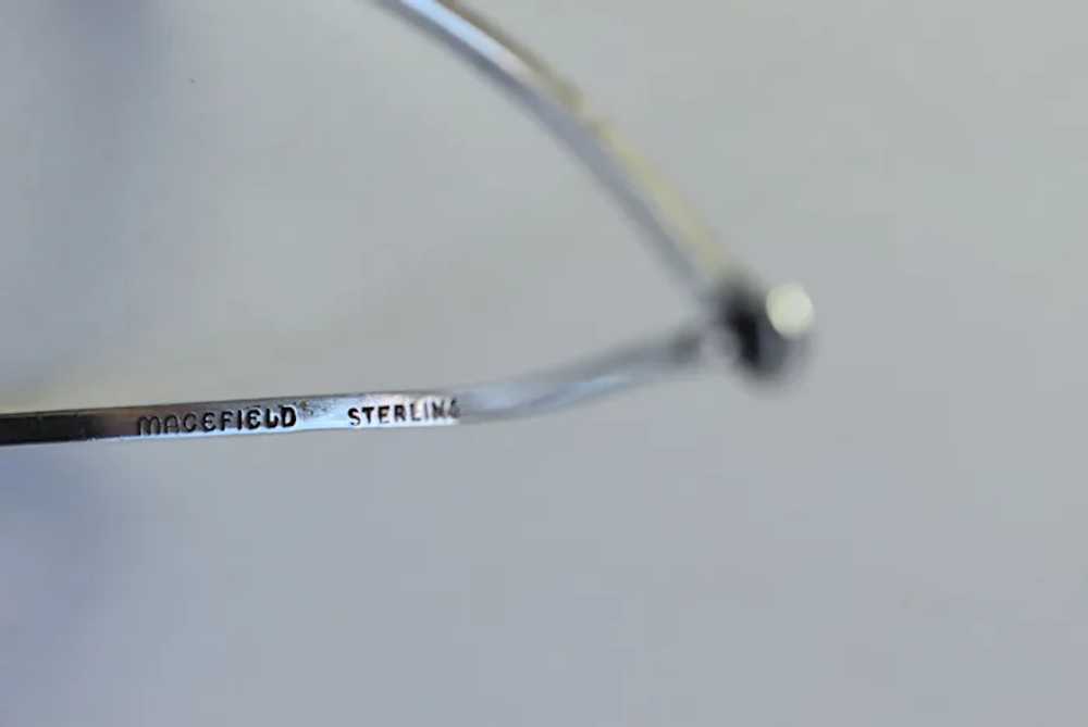Vintage Mid-Century Modernist Macefield Sterling … - image 9