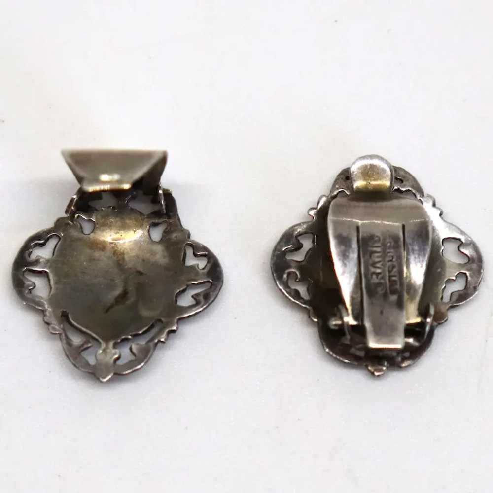 Collection of Vintage Thai/Siam Silver Nielloware… - image 12