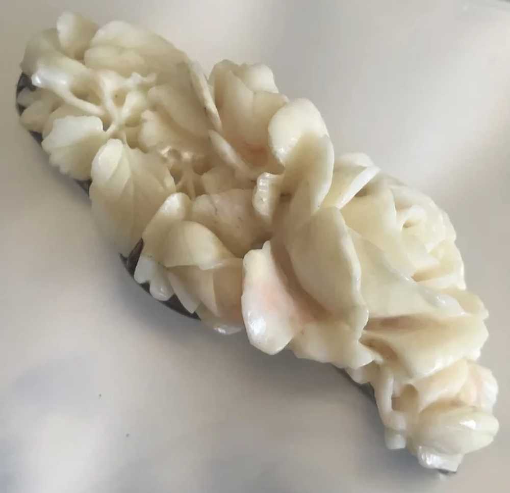 Incredible Hand Carved Natural Angel Skin Coral F… - image 11