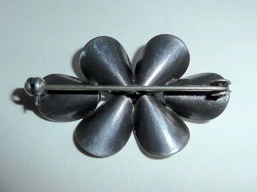 Mid-Century Modernist Sterling Pin NE From - image 6