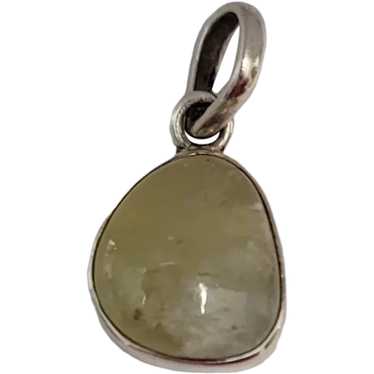 Sterling Silver 925 Stone Drop  Pendant - image 1