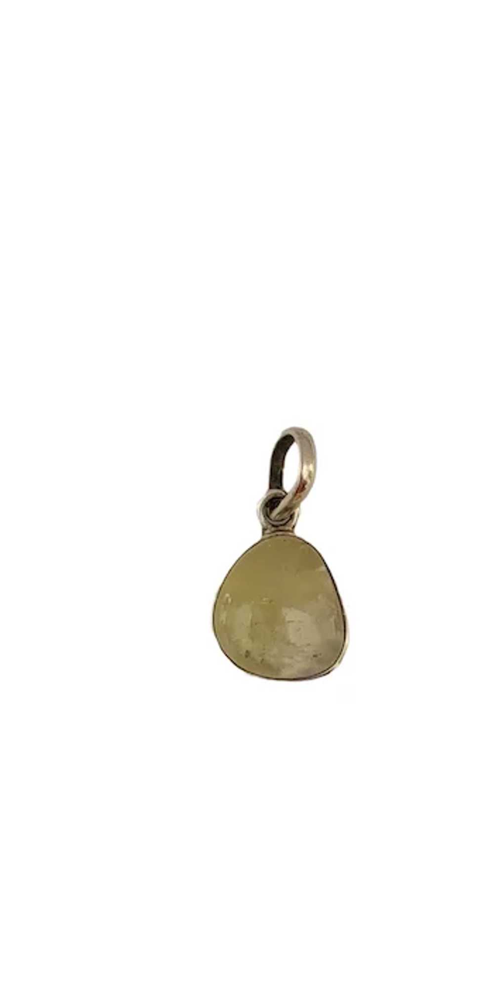 Sterling Silver 925 Stone Drop  Pendant - image 3