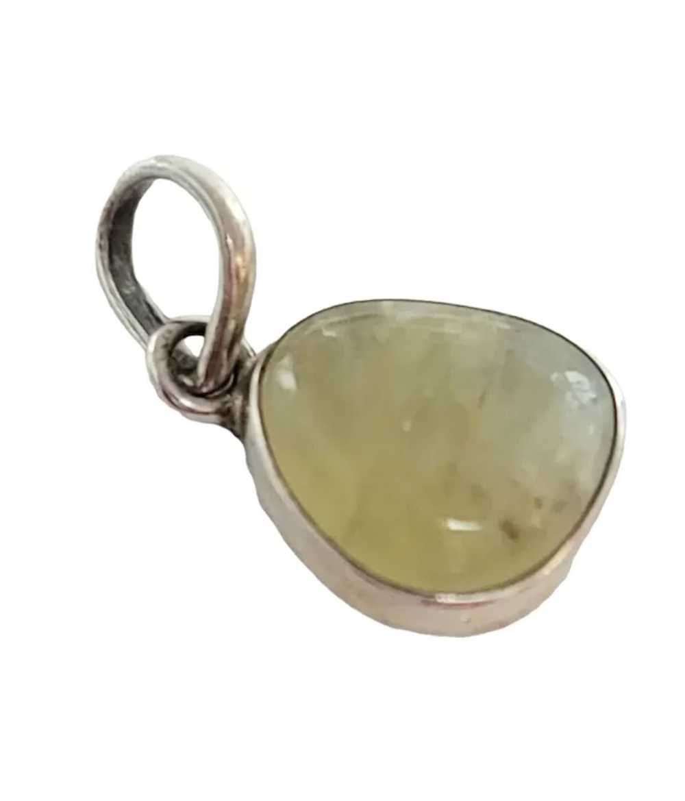 Sterling Silver 925 Stone Drop  Pendant - image 4