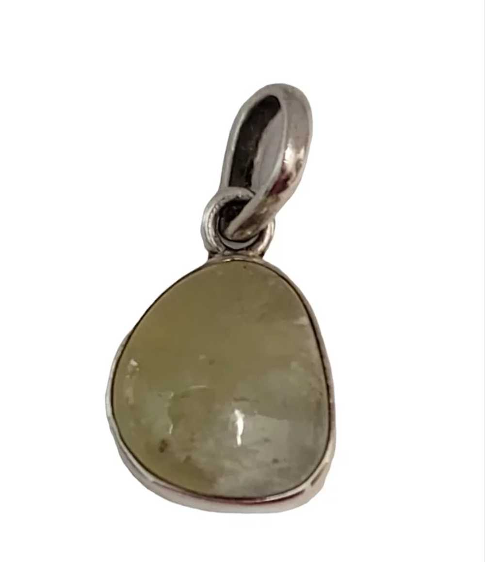 Sterling Silver 925 Stone Drop  Pendant - image 7