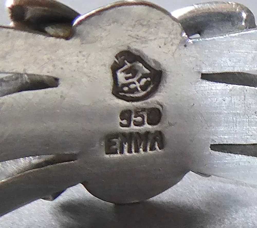 EMMA Melendez 950 Silver Mexican Sterling Bracelet - image 7