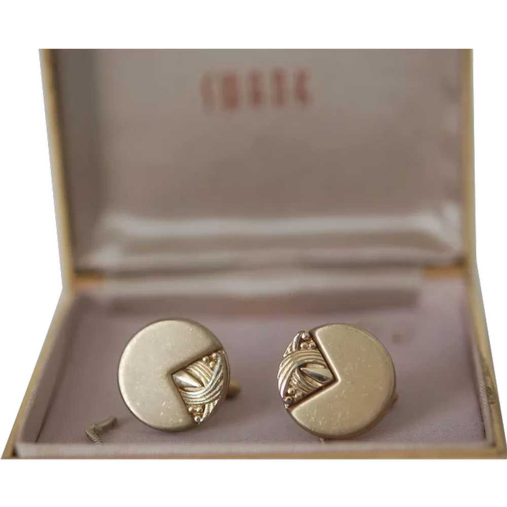 Swank Cuff Links in Orig Red Box - image 1