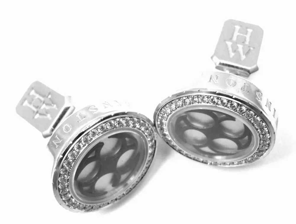 Rare! Authentic Harry Winston Ocean 18k White Gol… - image 2