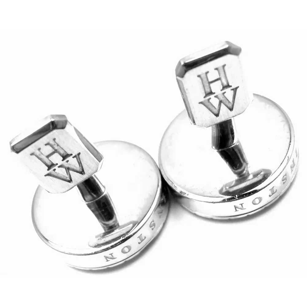 Rare! Authentic Harry Winston Ocean 18k White Gol… - image 7