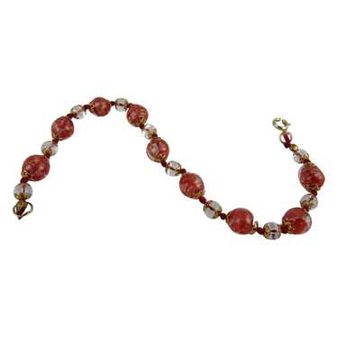 Murano Glass Beads Necklace 33.5 (AB106)