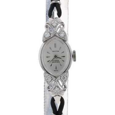 Croton Nivada Vintage Diamond Ladies Wristwatch 14