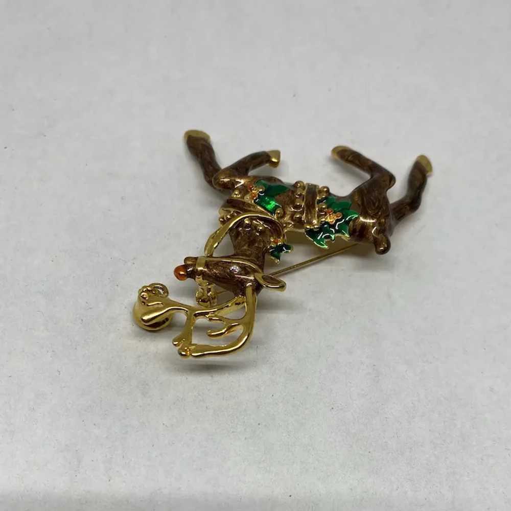 Adorable large Rudolph the Reindeer pin - image 11