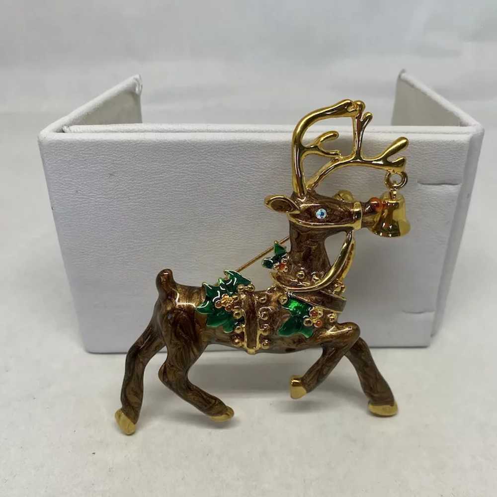 Adorable large Rudolph the Reindeer pin - image 3