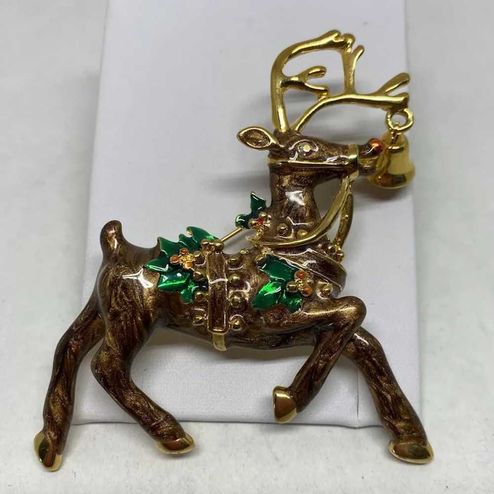 Adorable large Rudolph the Reindeer pin - image 7