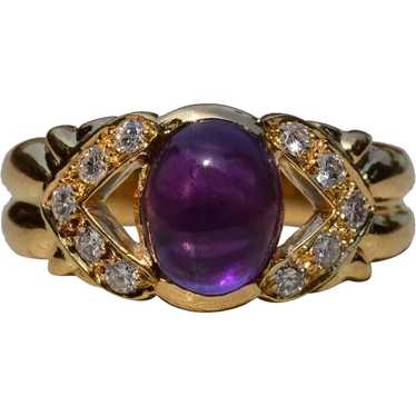 ROYALTY - Amethyst Purple Crystal Cocktail Ring | Crystal cocktail ring,  Purple crystals, Swarovski crystal rings