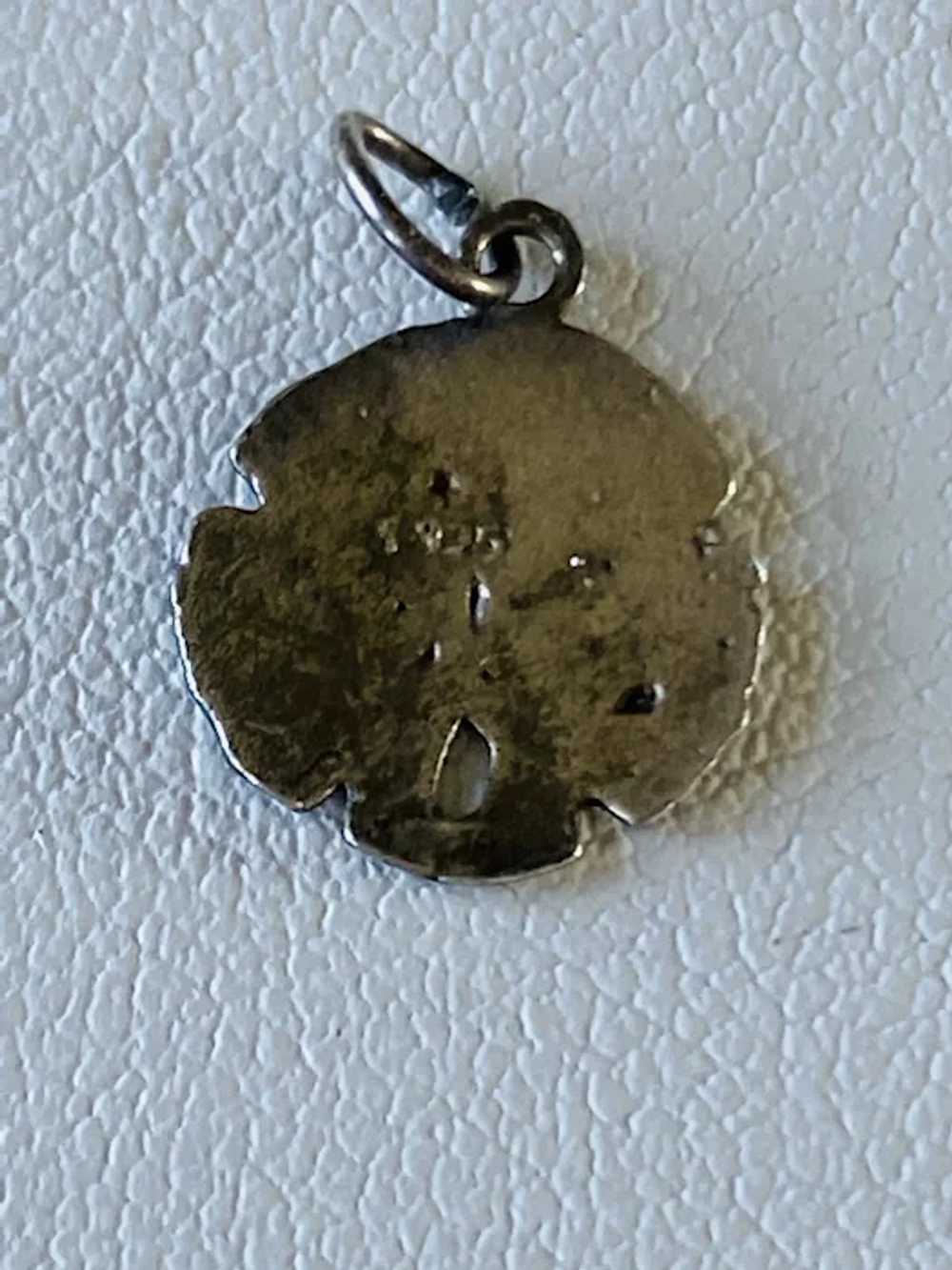 Sterling Silver Sand Dollar Charm - image 2