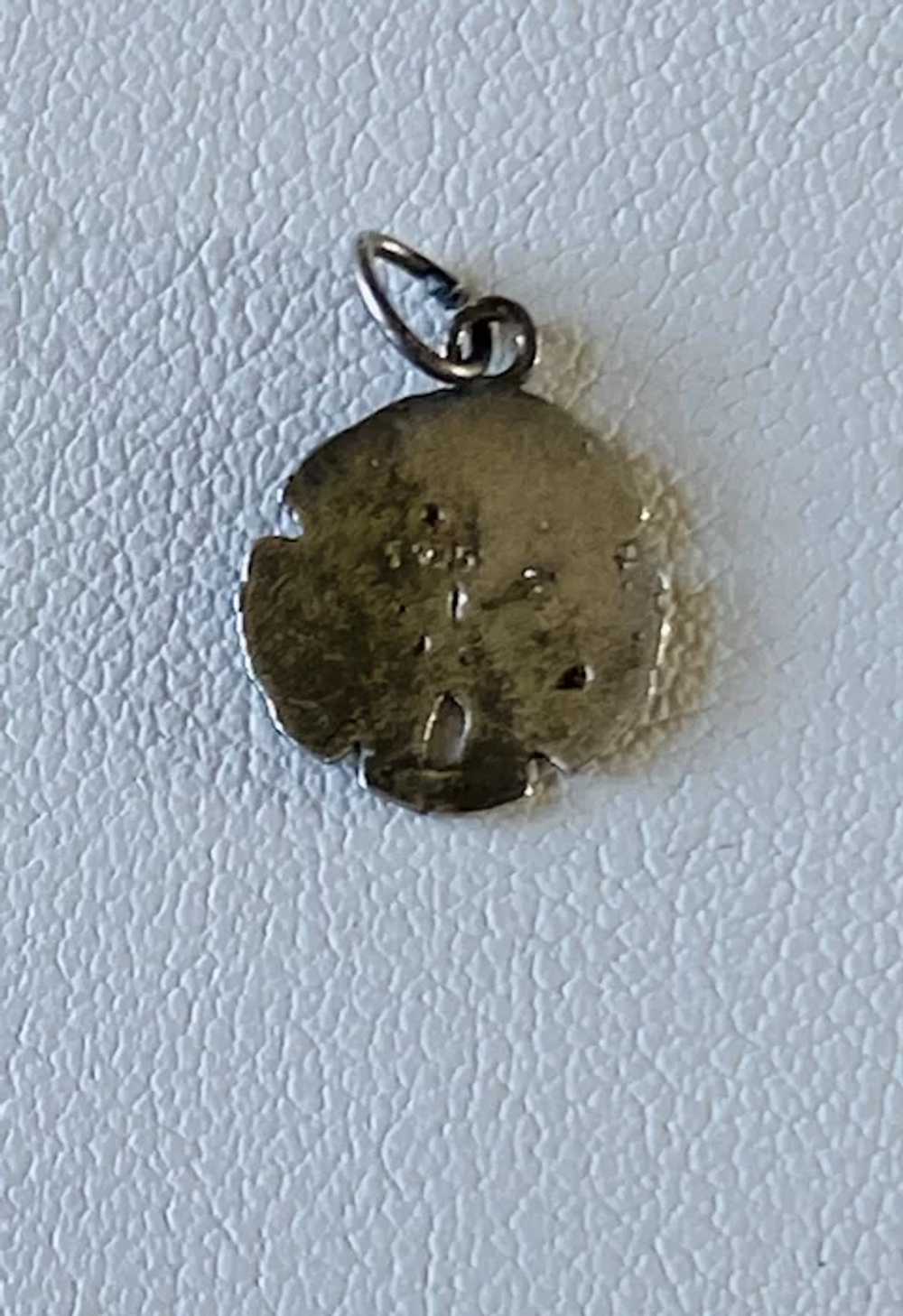 Sterling Silver Sand Dollar Charm - image 3
