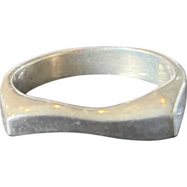 Wavy Sterling Silver Ring