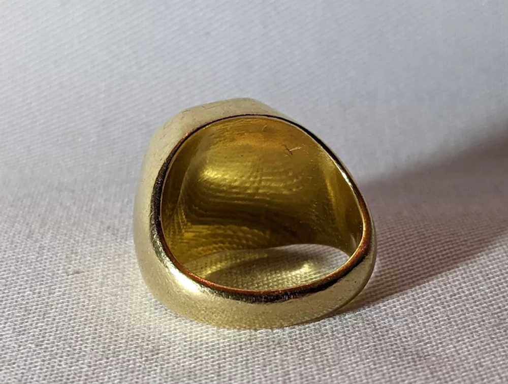 18kt Yellow Gold & Intaglio Ring of Lady Hope - image 6