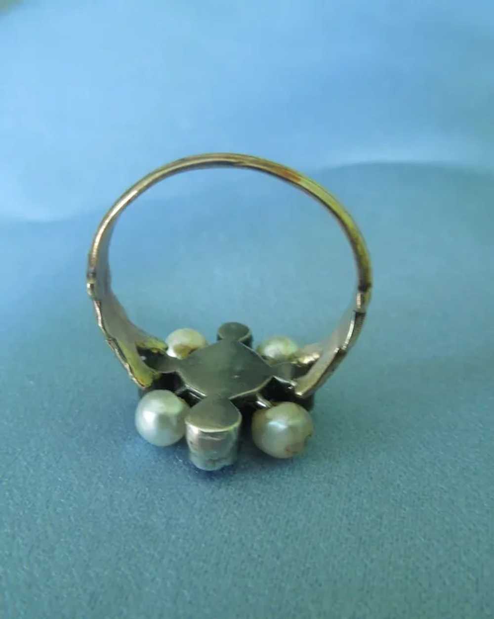 Victorian  Diamond, Ruby, and Ruby Ring - image 3