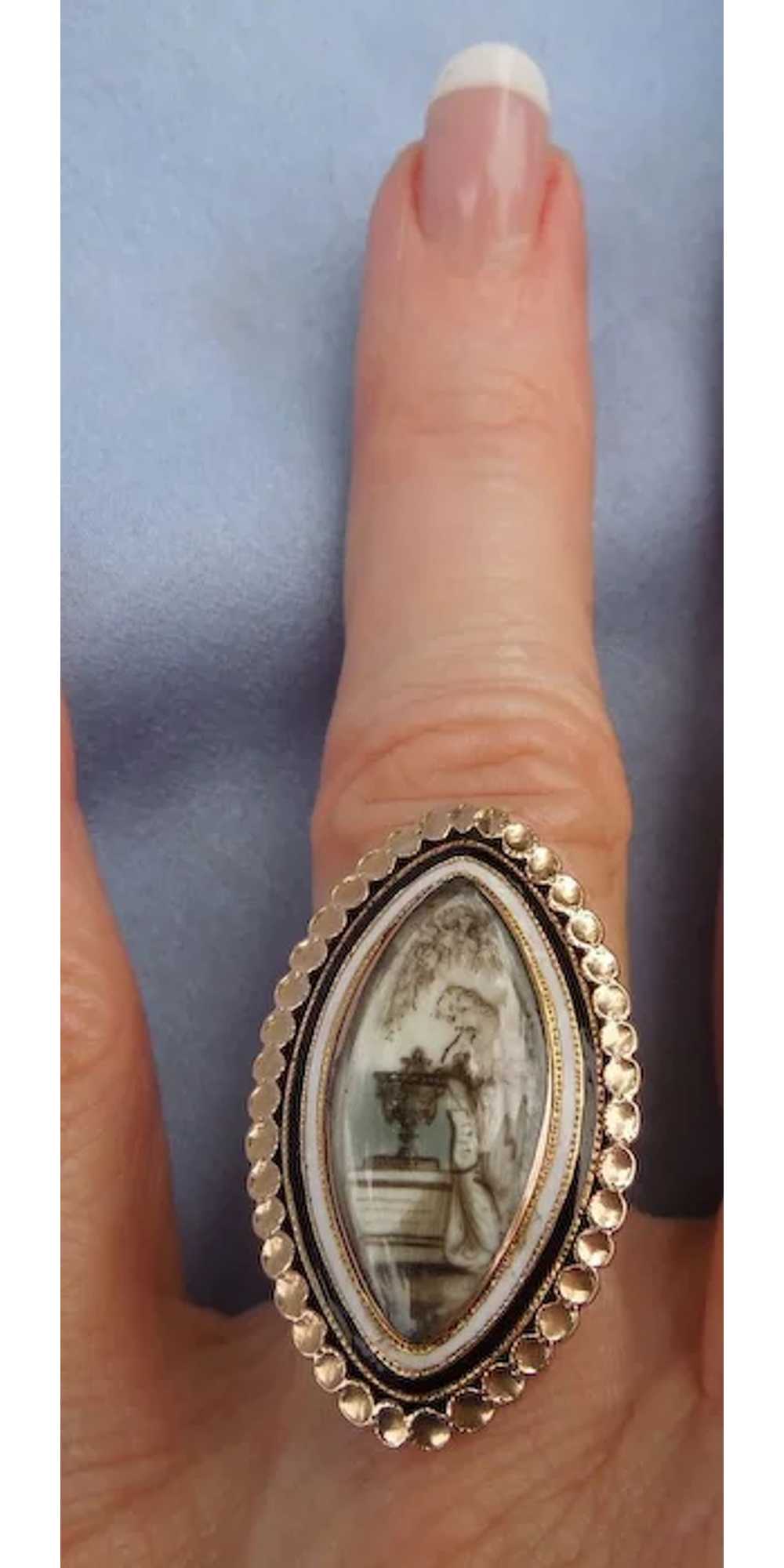 Memorial Jewelry, Mourning Jewelry, Ring, Georgian - image 3