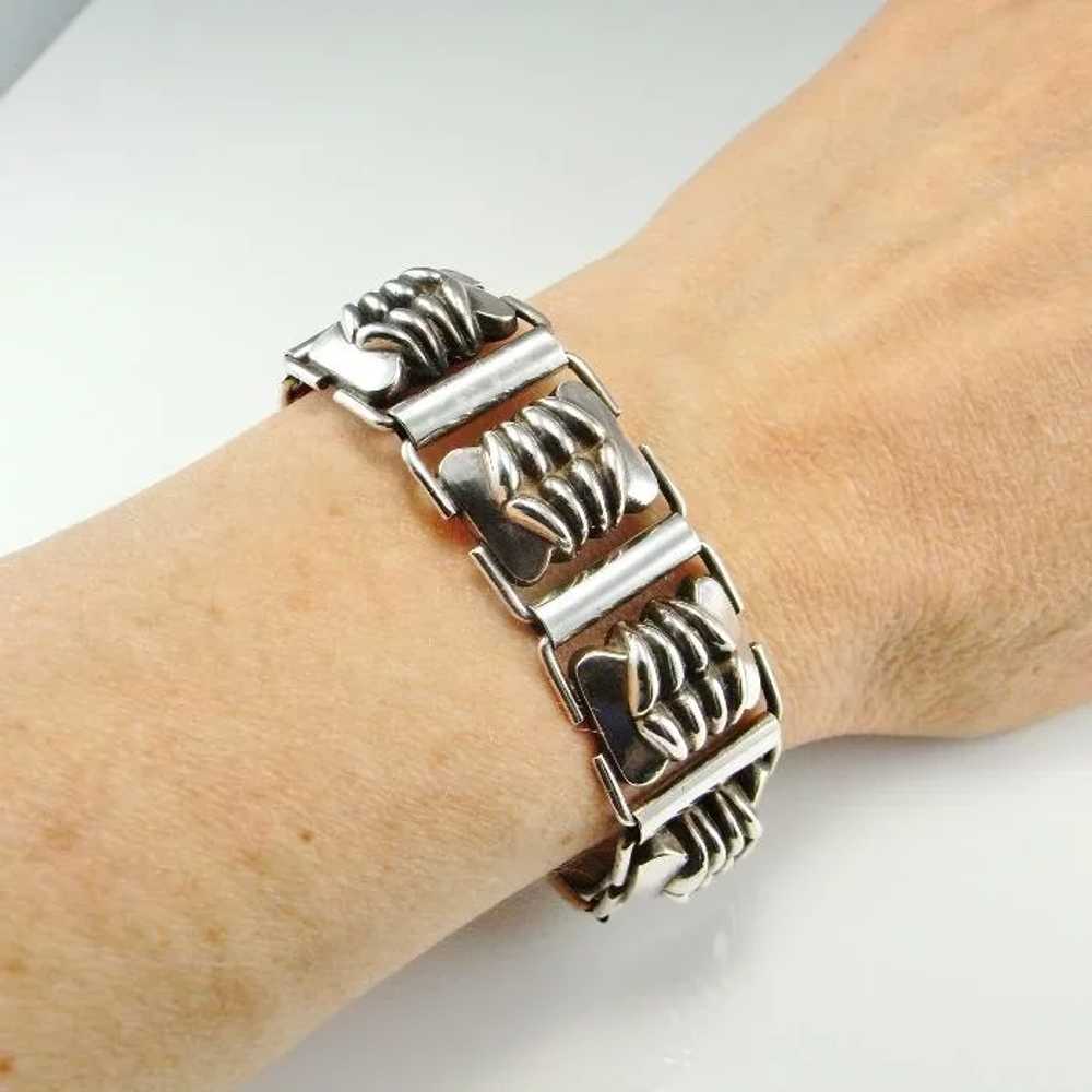 Art Deco Silver Bracelet Art Deco Silver Jewelry … - image 2