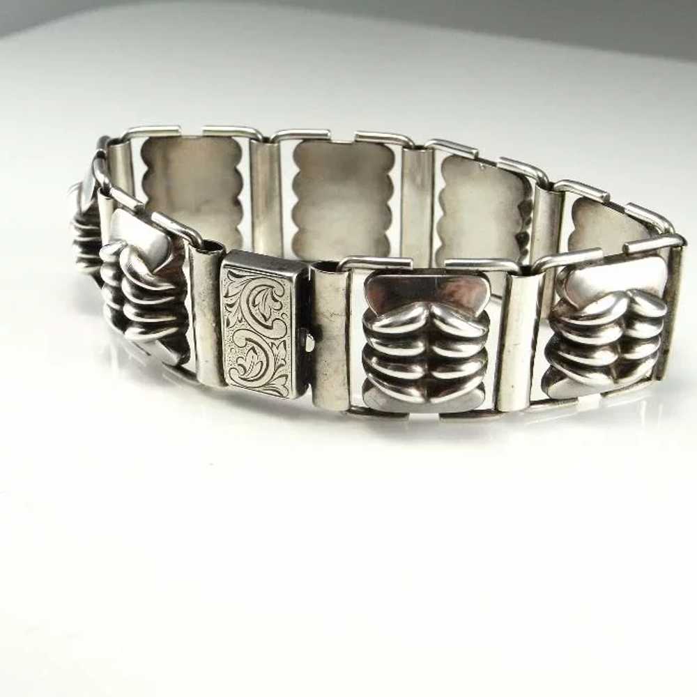 Art Deco Silver Bracelet Art Deco Silver Jewelry … - image 7