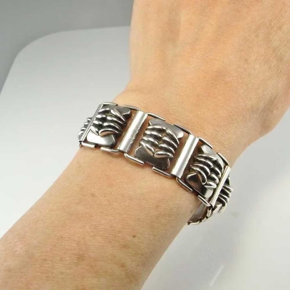 Art Deco Silver Bracelet Art Deco Silver Jewelry … - image 9